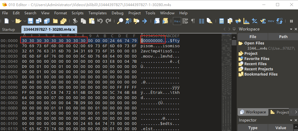 16进制的音频文件数据